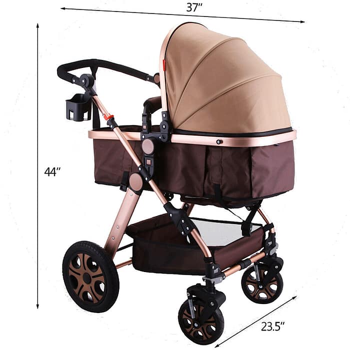 Pikkaboo luxury stroller - Sleeping Position